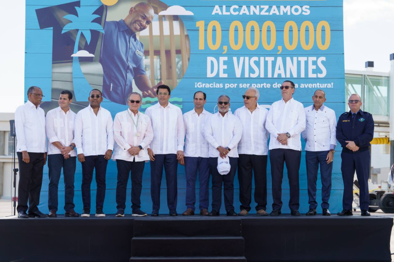 República Dominicana cierra el 2023 con la visita de 10 millones de turistas