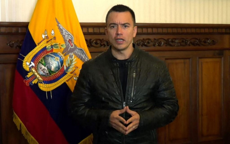 El presidente Noboa declara «conflicto armado interno» en Ecuador y pide acción militar
