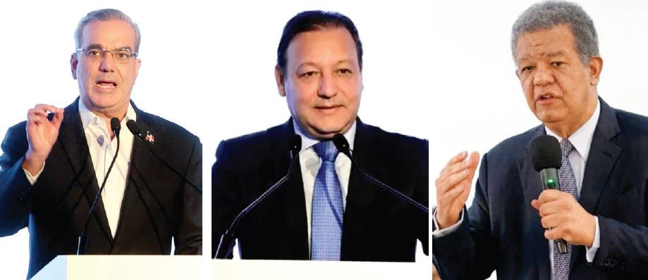 Abinader, Abel y Leonel exponen sus propuestas a los industriales